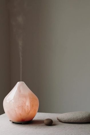 Made by Zen Gem Polyresin Aroma Electric Diffuser with Ambient Light