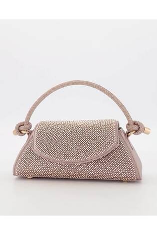 Dune London Gold Brynleys Embellished Top Handle Bag - Image 2 of 7 Dune London Gold Brynleys Embellished Top Handle Bag - Image 2 of 7