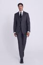 MOSS x Cerutti Charcoal Grey Tailored Fit Texture Suit Jacket - Image 2 of 6