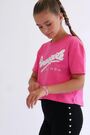 Pineapple Pink Girls London Crop T-Shirt - Image 2 of 7