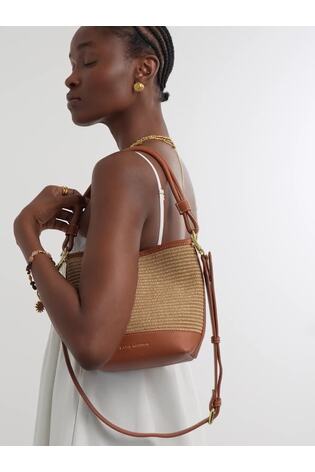 Katie Loxton Brown Sorrento Bucket Bag - Image 2 of 6