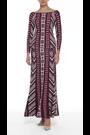 leem Purple Off-Shoulder Jacquard Top - Image 2 of 5