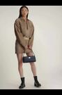 Tommy Jeans Brown Oversized Crop Trucker Jacket - Image 2 of 7