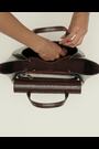 Radley Brown Faux Croc The Chancery Medium Grab Bag - Image 2 of 5
