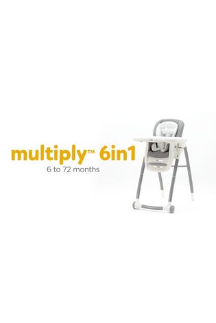 Joie Grey Multiply 6-In-1 Highchair