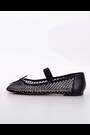 Dune London Black Happeningg Embellished Ballerina Flats - Image 2 of 6