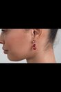 Ted Baker Red Tone Teaire Crystal Teardrop Earrings - Image 2 of 6