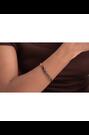 Ted Baker Black Gold Tone Trinity: Twist Enamel Hinged Bangle Bracelet - Image 2 of 7