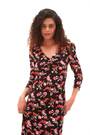 Roman Pink Floral Frill Hem Dress - Image 2 of 6