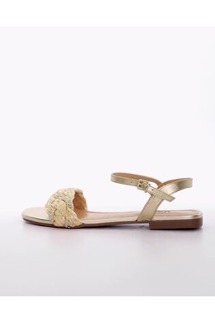 Dune raffia sandals deals