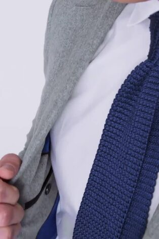 MOSS Grey Slim Fit Flannel Jacket - Image 2 of 5 MOSS Grey Slim Fit Flannel Jacket - Image 2 of 5