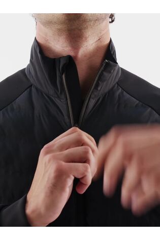 Reiss | Castore Hybrid Quilted Jacket in Black - Image 2 of 10