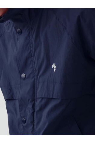 Gap x Malbon Navy Textured Poplin Anorak Jacket - Image 2 of 10