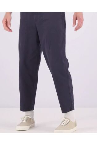 Barbour® Navy Tapered Fit Grindle Twill Utility Trousers - Image 2 of 8