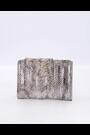 Dune London Silver Slim Kinners Quilted Purse - Image 2 of 6