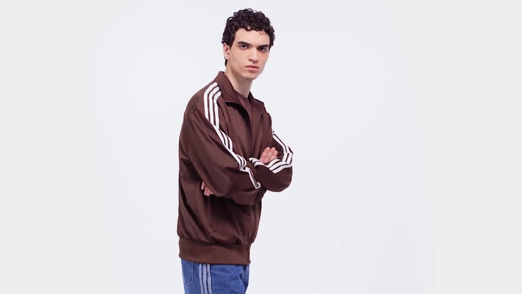 トップス  adicolor CLASSICS FIREBIRD TRUCK Buy Adidas Originals Brown Adicolor Classics Firebird Track Top