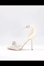 Dune London Cream Morella Crystal Knot Sandals - Image 2 of 7