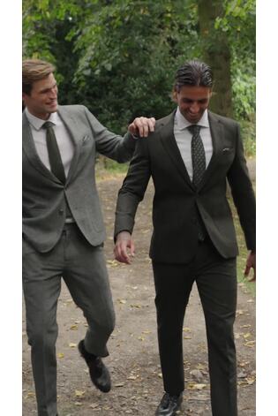 Harry Brown Green Henry Tweed Blazer - Image 2 of 8
