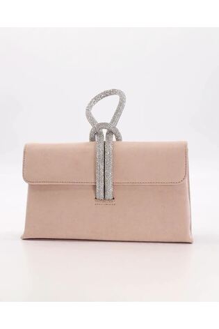 Dune London Pink Diamanté Handle Brynie Grab Bag - Image 2 of 6