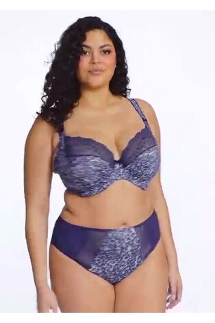 Elomi Animal Print Lucie UW Plunge Bra - Image 2 of 4