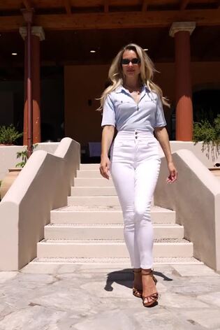 Jeans skinny Sosandar taille contour - Image 2 de 6
