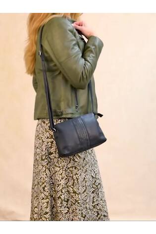 Blau - Lakeland Leather Eden Umhängetasche - Bild 2 von 9