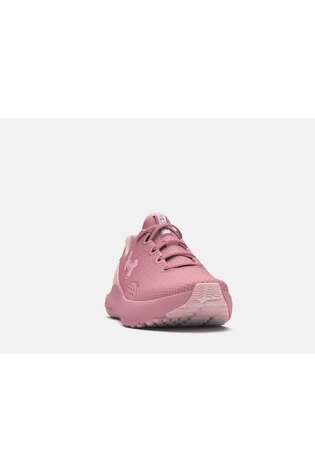 Under Armour Pink Charged Surge Trainers