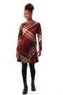Roman Red Check Print Swing Pocket Dress - Image 2 of 6