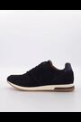 Dune London Blue Trilogy Perforated Runner Trainers - Image 2 of 6
