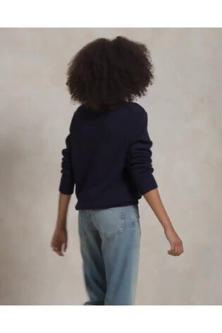 Polo Ralph Lauren Blue Polo Flag Crewneck Jumper - Image 2 of 7