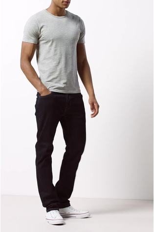 Blue Indigo Rinse Single Slim Fit Classic Stretch Jeans - Image 2 of 11