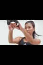 adidas Black Train Essentials Minimal Branding Racerback Tank Top - Image 1 of 1
