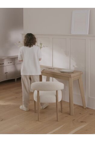Light Natural Hayford 2 to 4 Extending Console Dining Table - Image 2 of 12