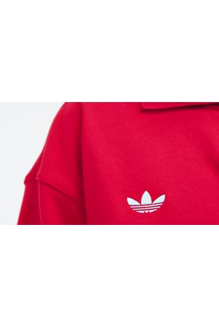 Adidas Red Footie Sweatshirt - Image 2 of 7