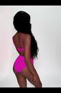 Ann Summers Pink Bright Miami Dreams High-Waisted Bikini Bottoms - Image 2 of 6