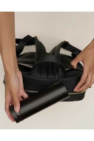 Roman Blue Floral Print Lace Trim Stretch Dress - Image 2 of 5