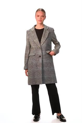 Roman Black Tailored Single Breasted Coat - Image 2 of 7