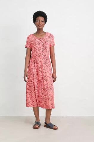 Red sea midi dress clearance