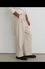 Relaxed-Fit Belted Trousers in Stone - Image 2 of 7