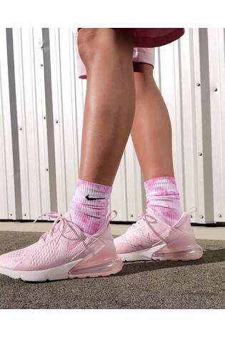 Nike Pale Pink Air Max 270 Trainers - Image 2 of 12