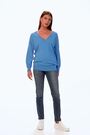 Roman Blue V-Neck Long Sleeve Jumper - Image 2 of 6