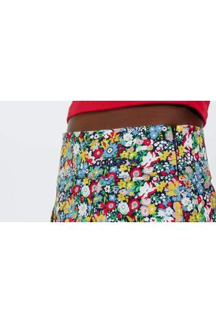 adidas originals multi Floral Liberty London 100% Cotton Skirt - Image 2 of 7