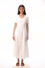 Roman White Floral Print Pocket Midi Dress - Image 2 of 6