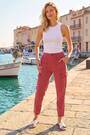 Roman Brown Cotton Cargo Stretch Trousers - Image 2 of 5