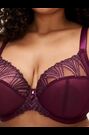 Elomi Purple Reja Underwire Plunge Bra - Image 2 of 8