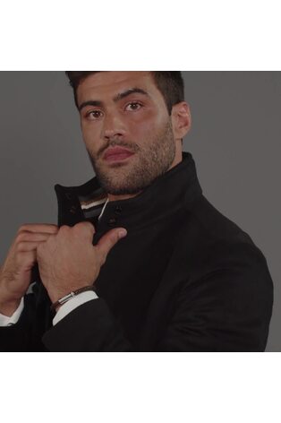 BOSS Brown Gents Ares Single Braided Leather Bracelet - Image 2 of 5