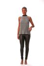 Roman Metallic Glitter Plisse Halter Neck Top - Image 2 of 6