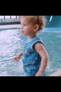 Splash About Crocodile Swamp Blue Baby Wrap Wetsuit - Image 2 of 9