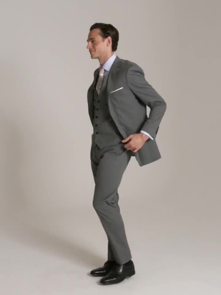 Buy Skopes Grey Liston Tailored Fit Flannel Suit Jacket from Next USA