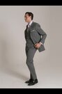 Skopes Grey Liston Tailored Fit Flannel Suit Jacket - Image 2 of 7